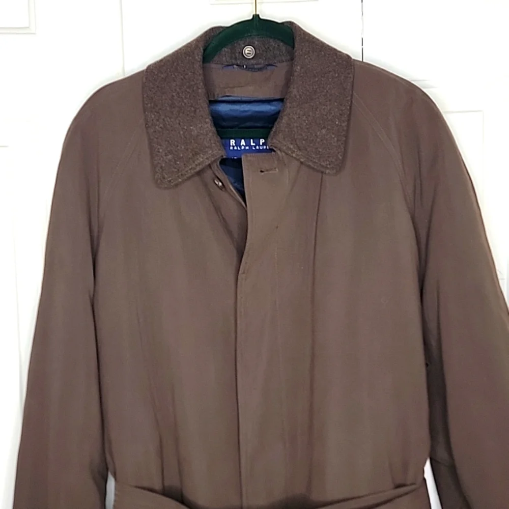 Ralph Lauren Men's Trenchcoat Size 40 R Brown - Picture 2 of 8
